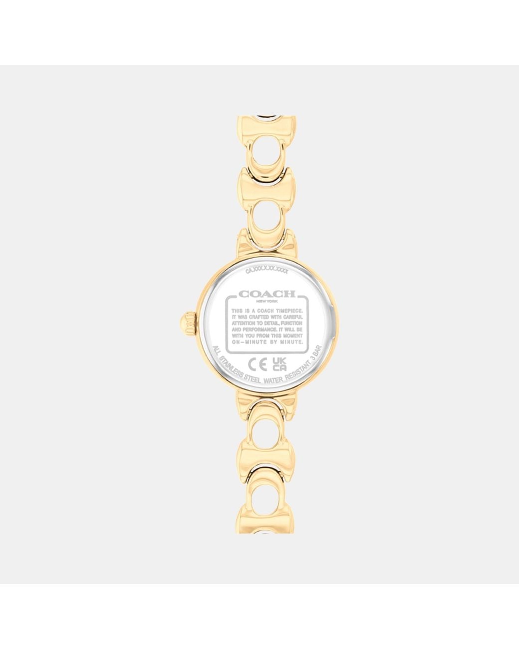 COACH Metallic Iris Watch