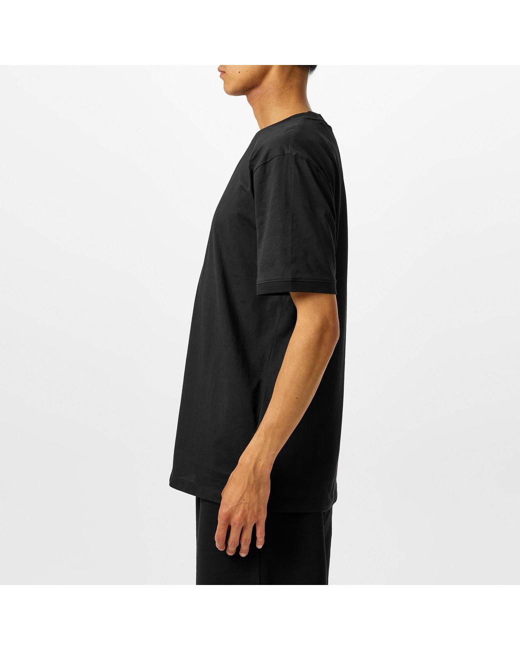 HUGO Black Diragolino Contemporary T-Shirt With Logo Detail for men