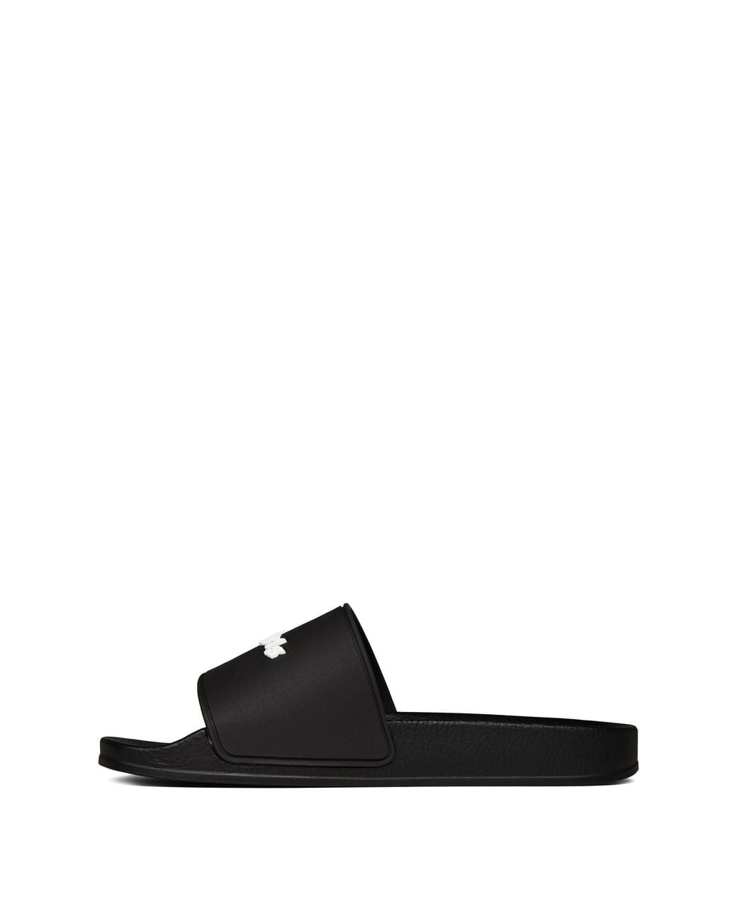 Palm Angels Black Monogram Pool Slider