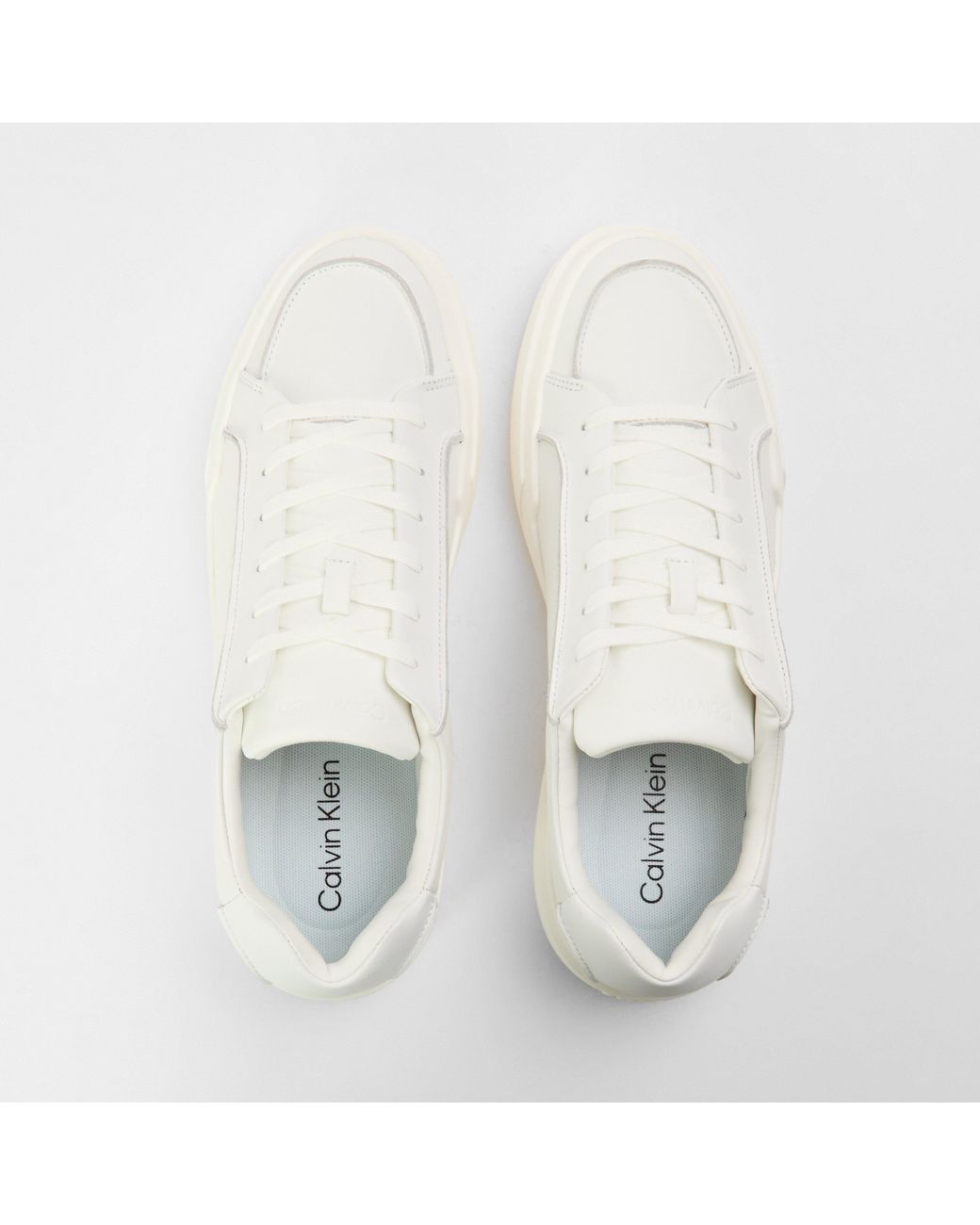 Calvin Klein White Chunky Low-Top Trainers for men
