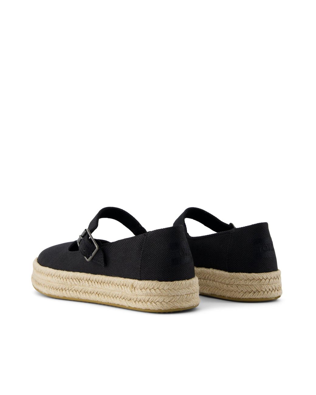 TOMS Black Carolina Mary Jane Espadrille