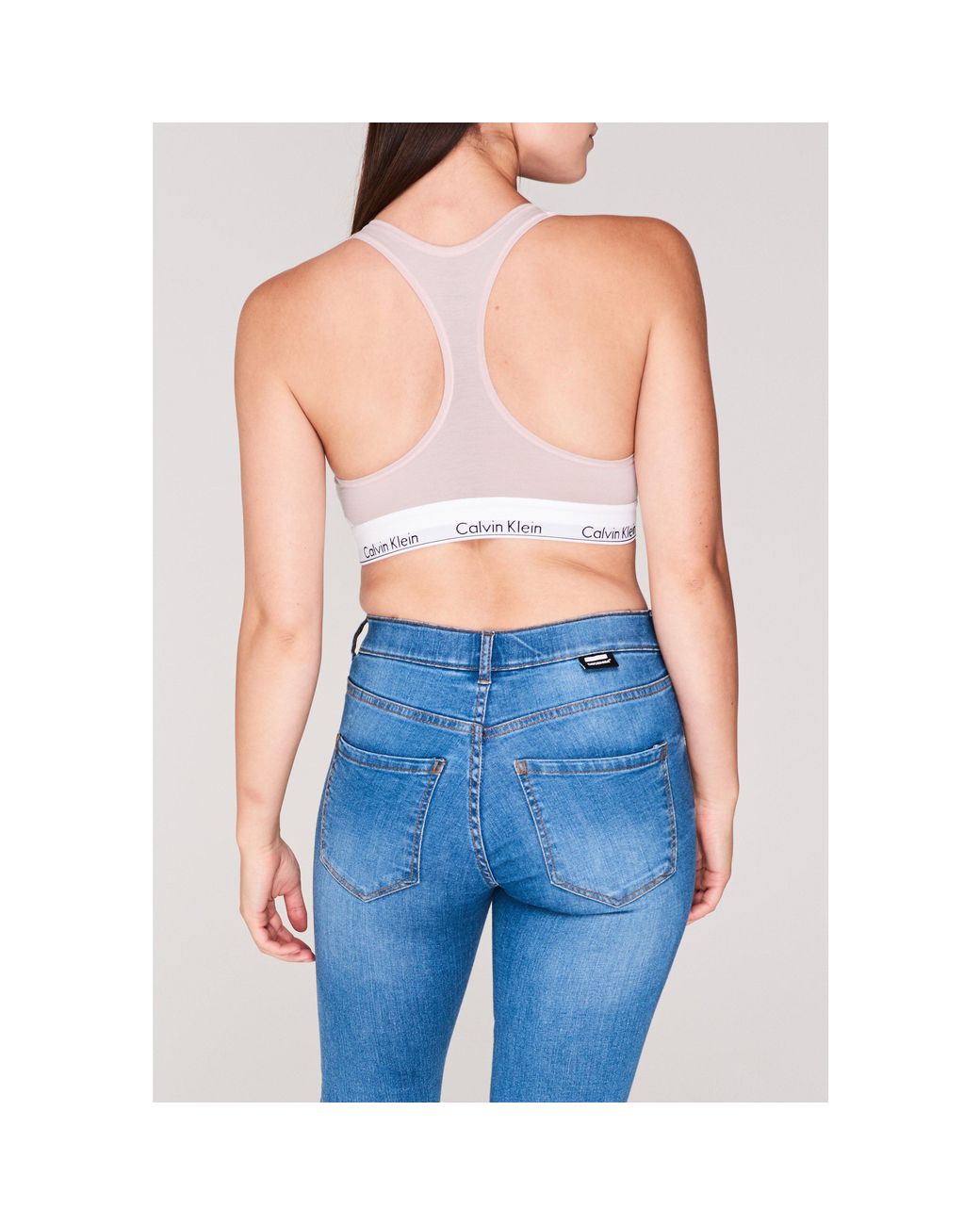 Calvin Klein Pink Modern Cotton Bralette Underwear