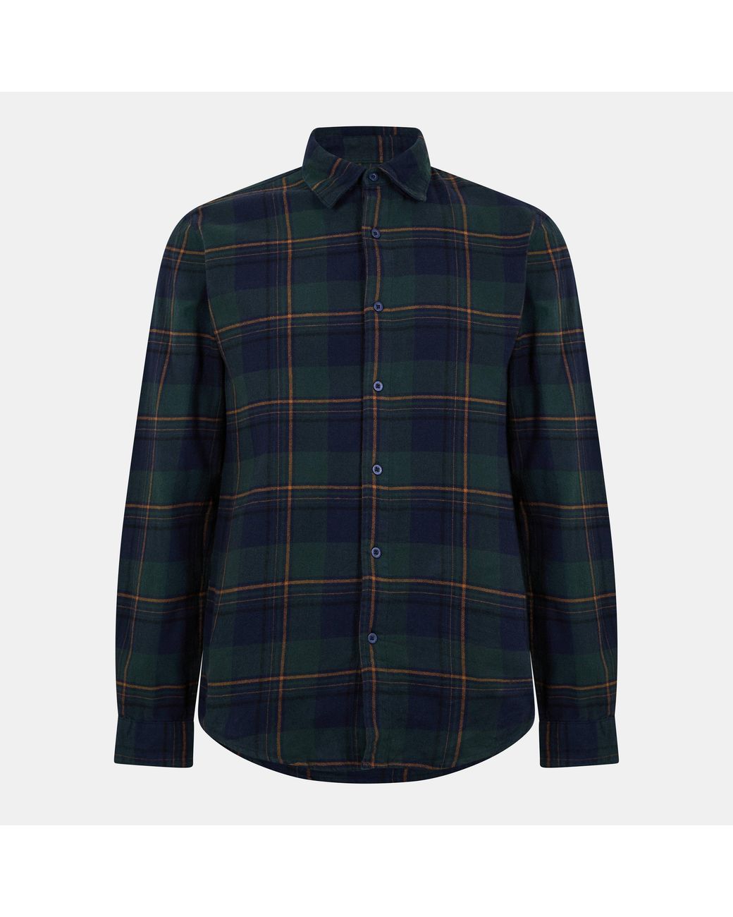 Peter Werth Blue Long Sleeve Plain Shirt for men