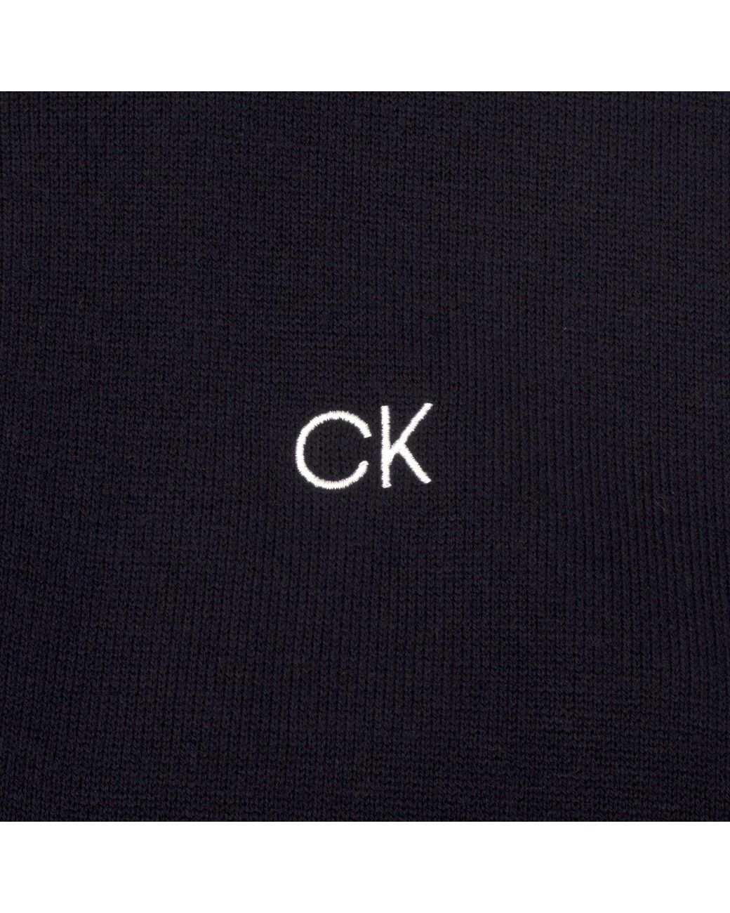 Calvin Klein Blue G Half Z Sweat for men