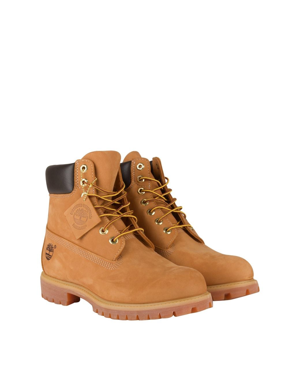 Timberland Brown 6 Inch Lace Up Waterproof Boots for men