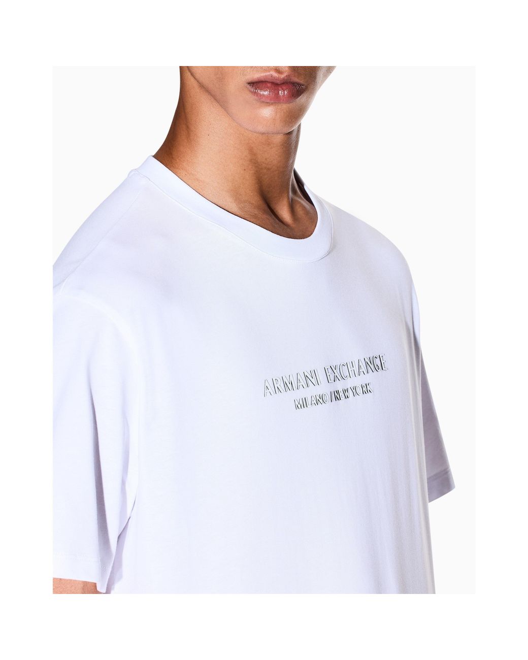 ARMANI EXCHANGE White T-Shirt for men