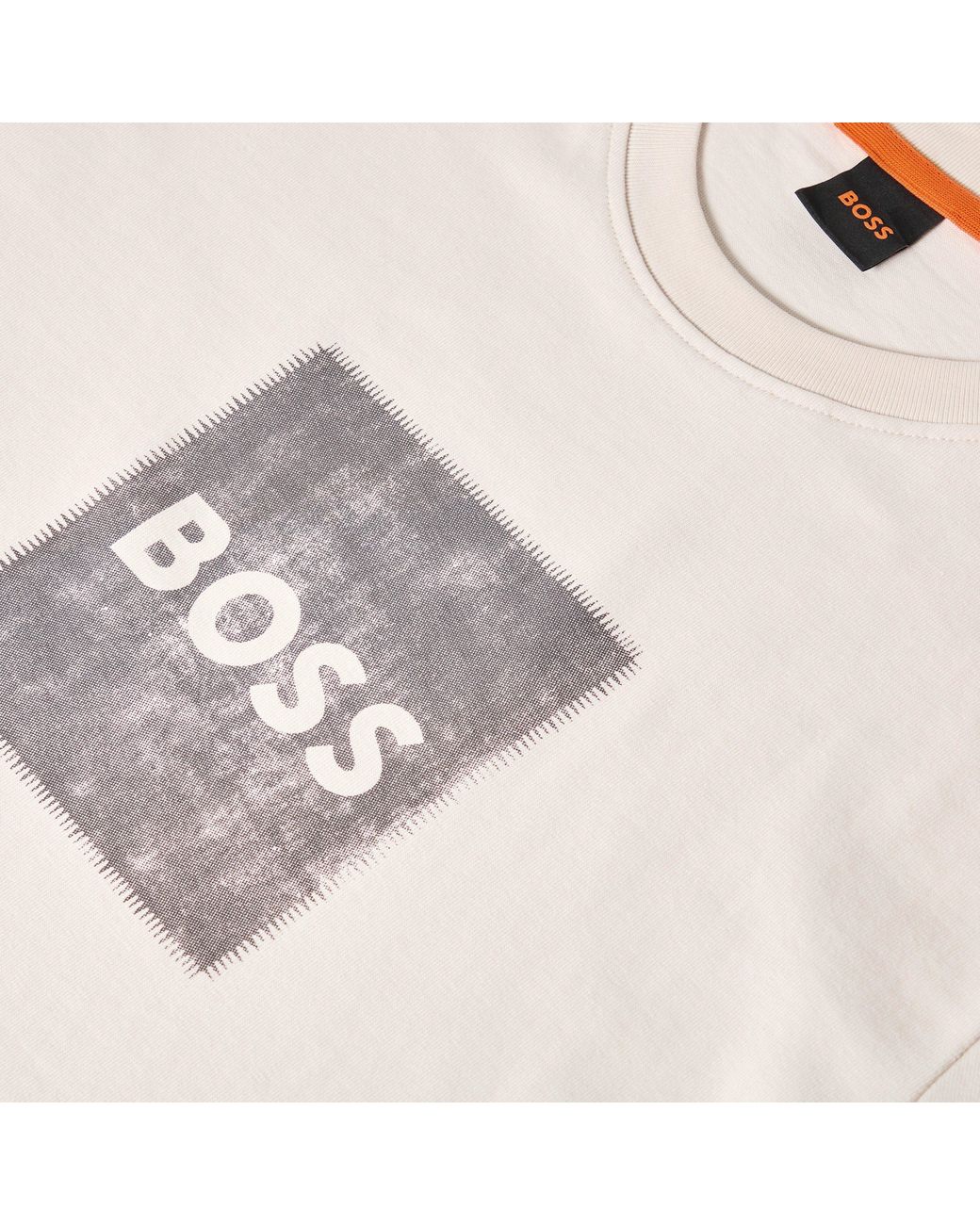 Boss White Te Stitch 10260136 01 for men
