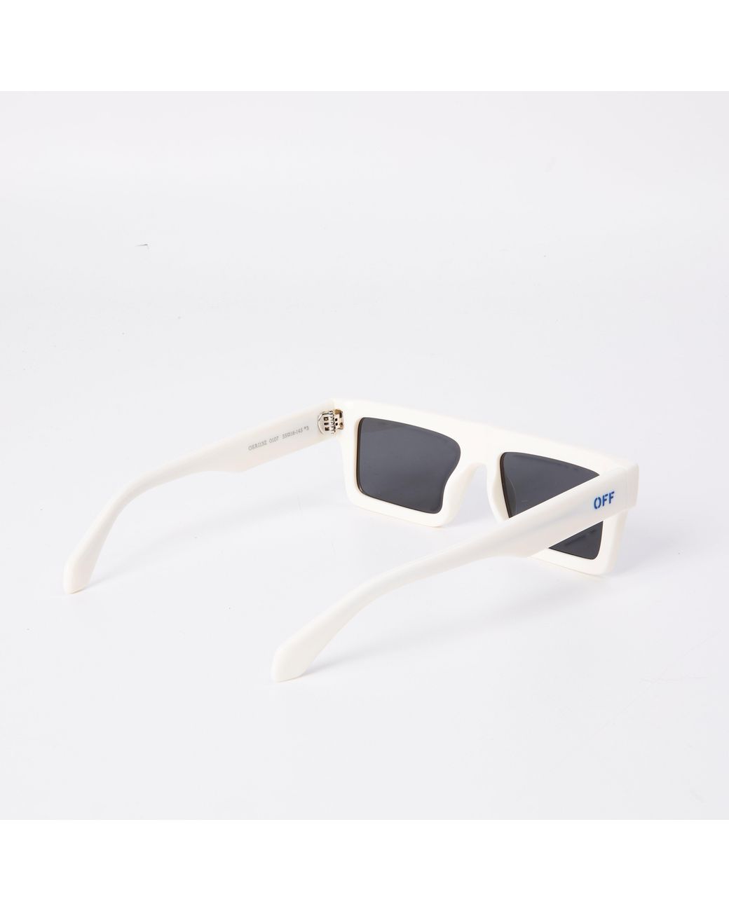 Off-White c/o Virgil Abloh White Chandler 53 Rectangle Sunglasses