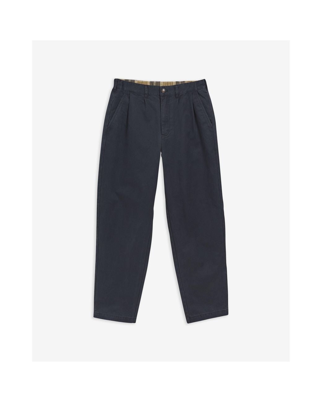 Barbour Blue Yorklane Cotton Slim-Fit Trousers for men