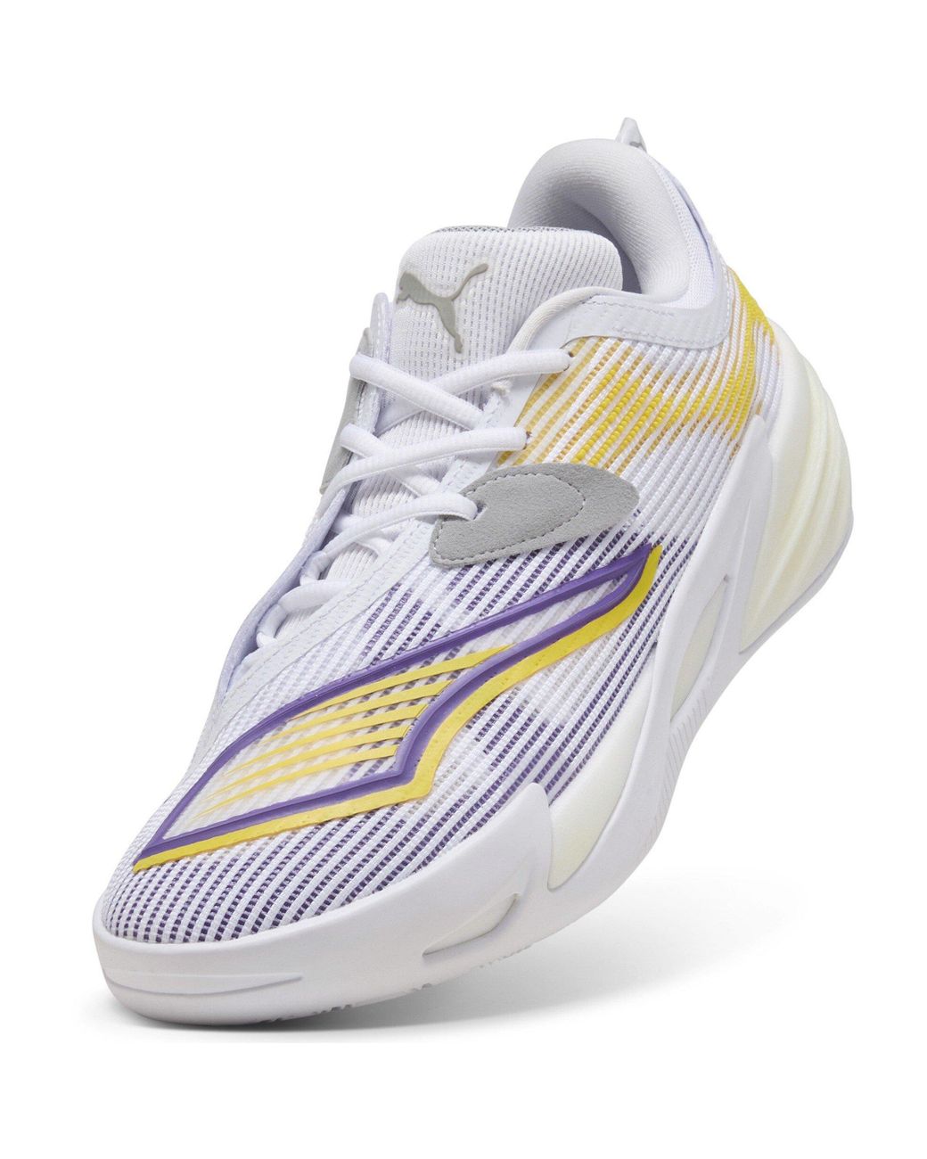PUMA White All-Pro Nitro 2 Basketball Trainers for men