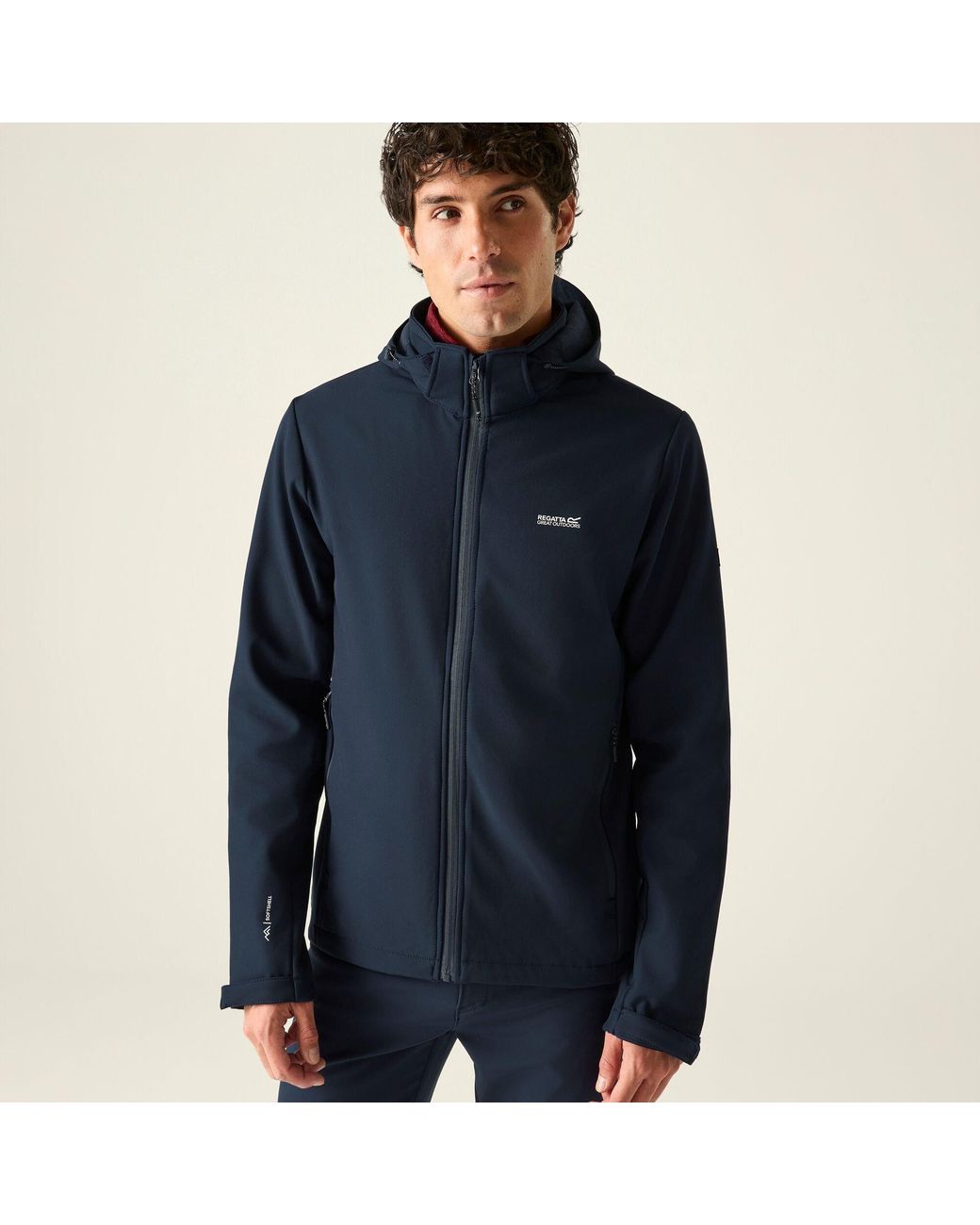 Regatta Blue Denvo Softshell Jacket for men