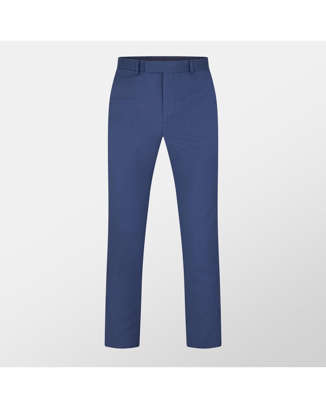 Ted Baker Blue Premium Twill Suit Trousers for men