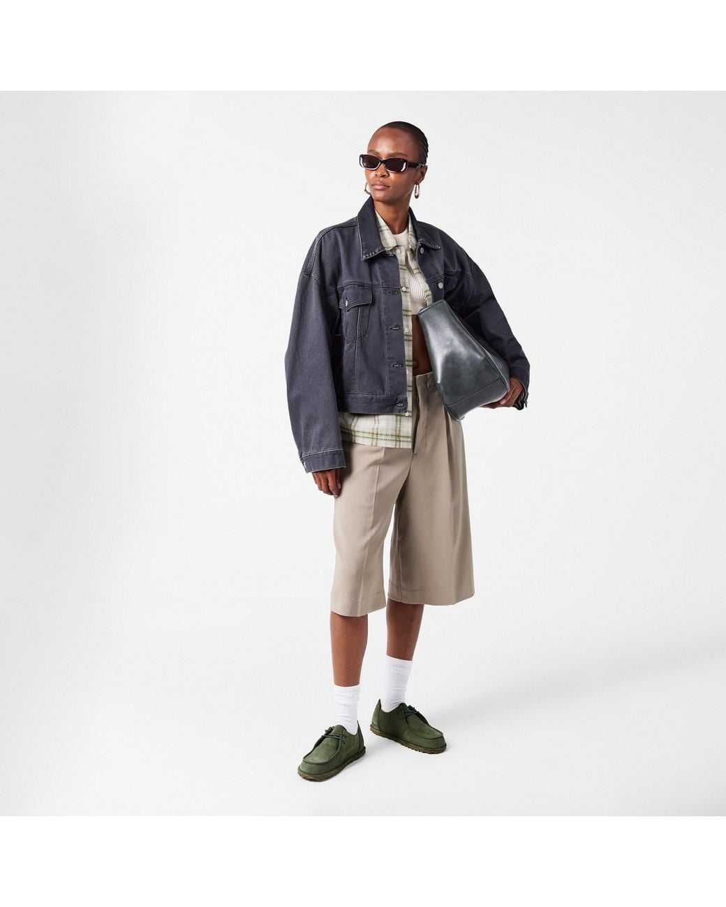 Birkenstock Green Utti Lace Boat Shoes