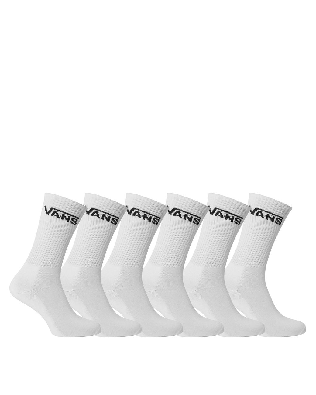 Vans White Pack Crew Socks for men
