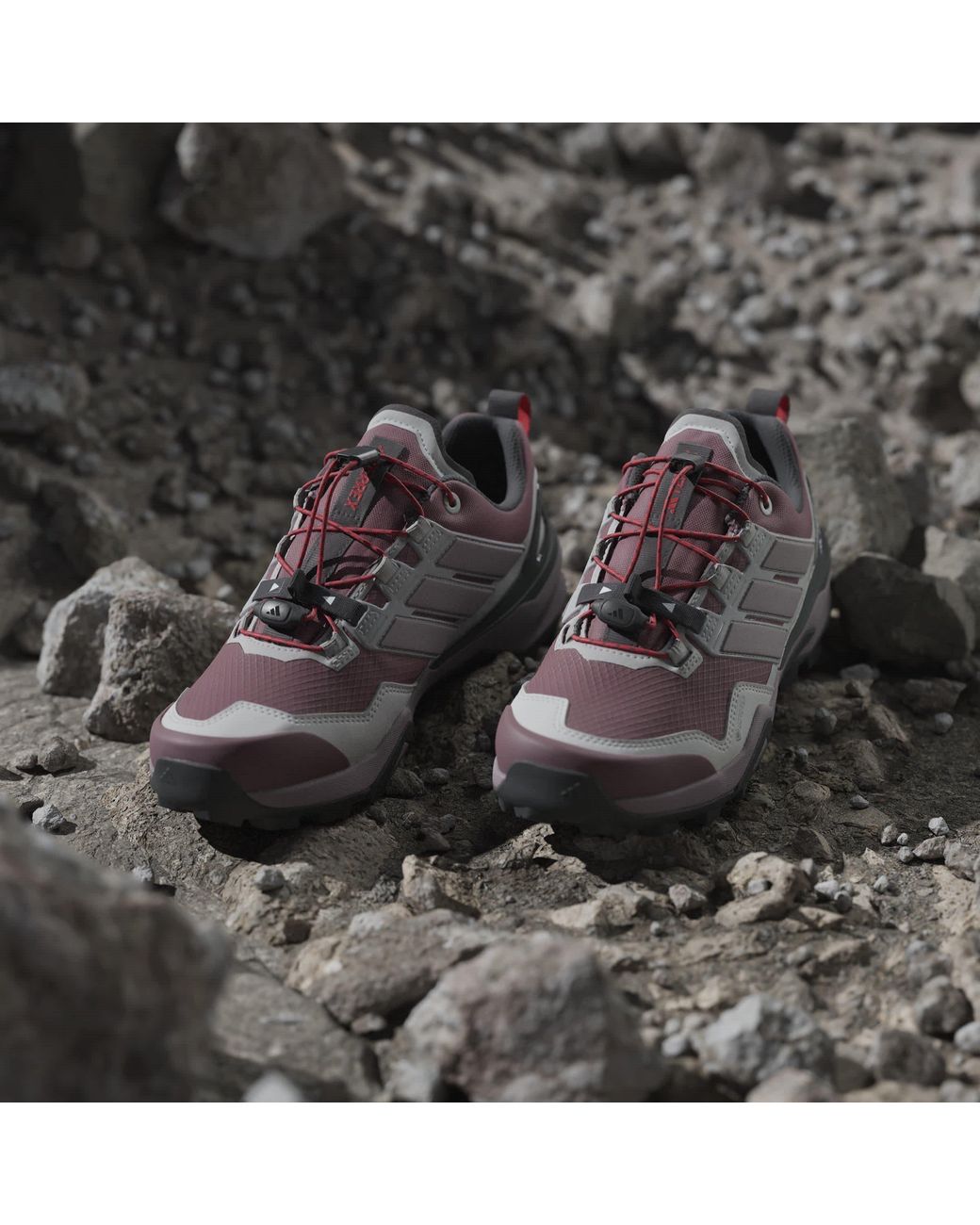 Adidas Purple Non-Waterproof Hiking Shoes