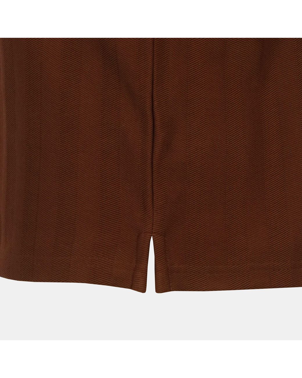 Jack Wills Brown Herringbone Cotton Short Sleeve Polo Shirt for men