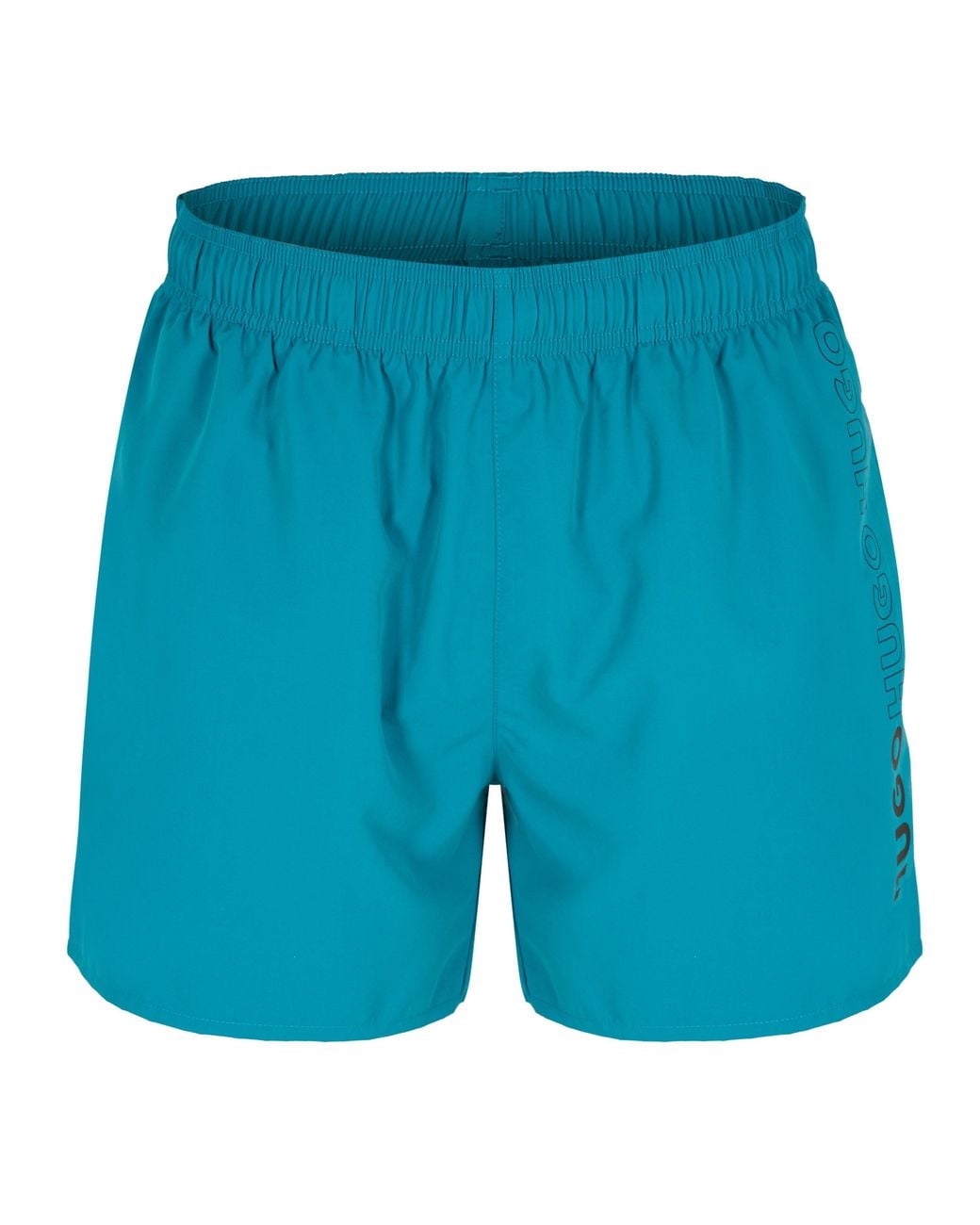 HUGO Blue Swim Shorts With Logo Detail (Tiki) for men