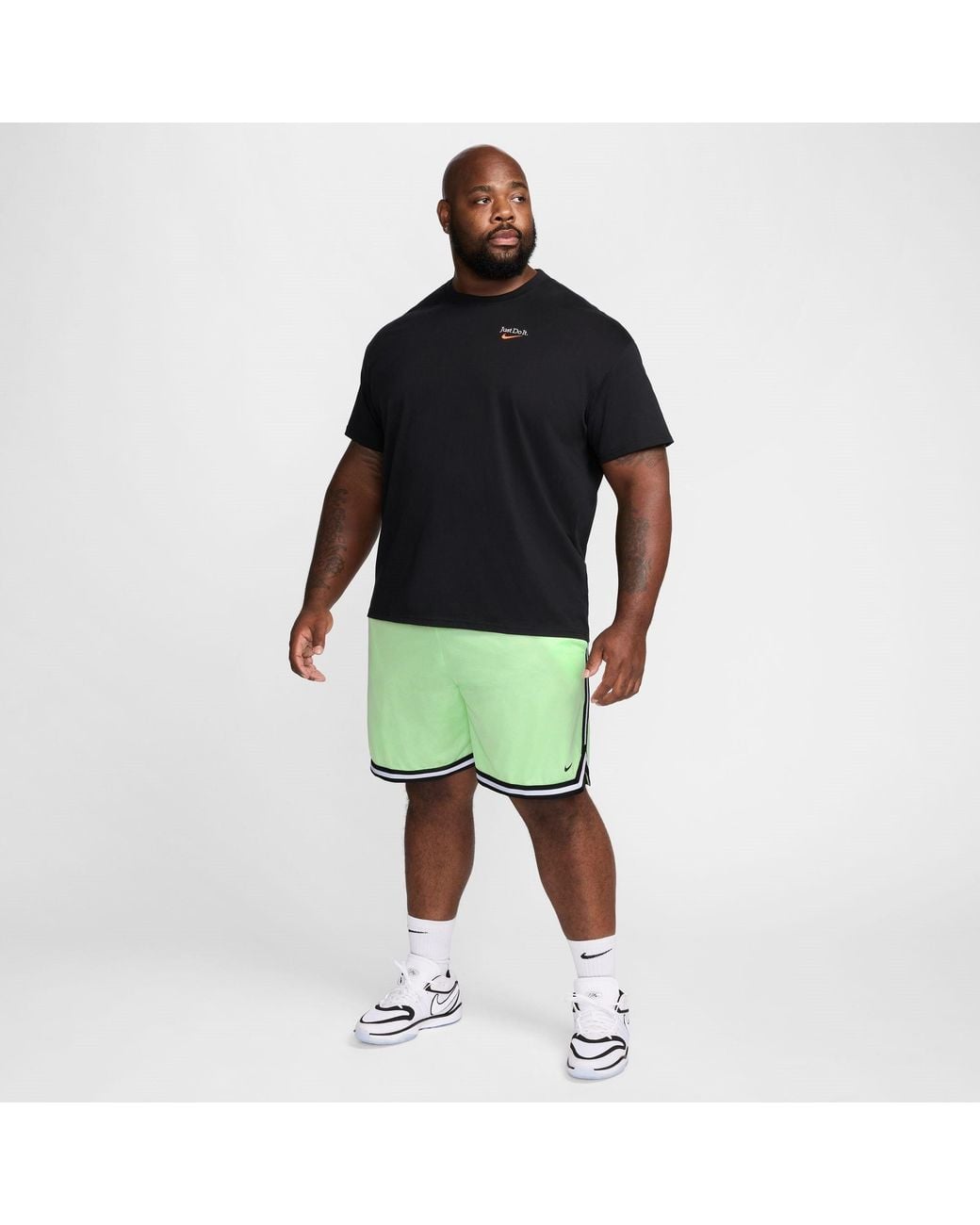 Nike Green Dna Dri-Fit 8 Basketball Shorts for men