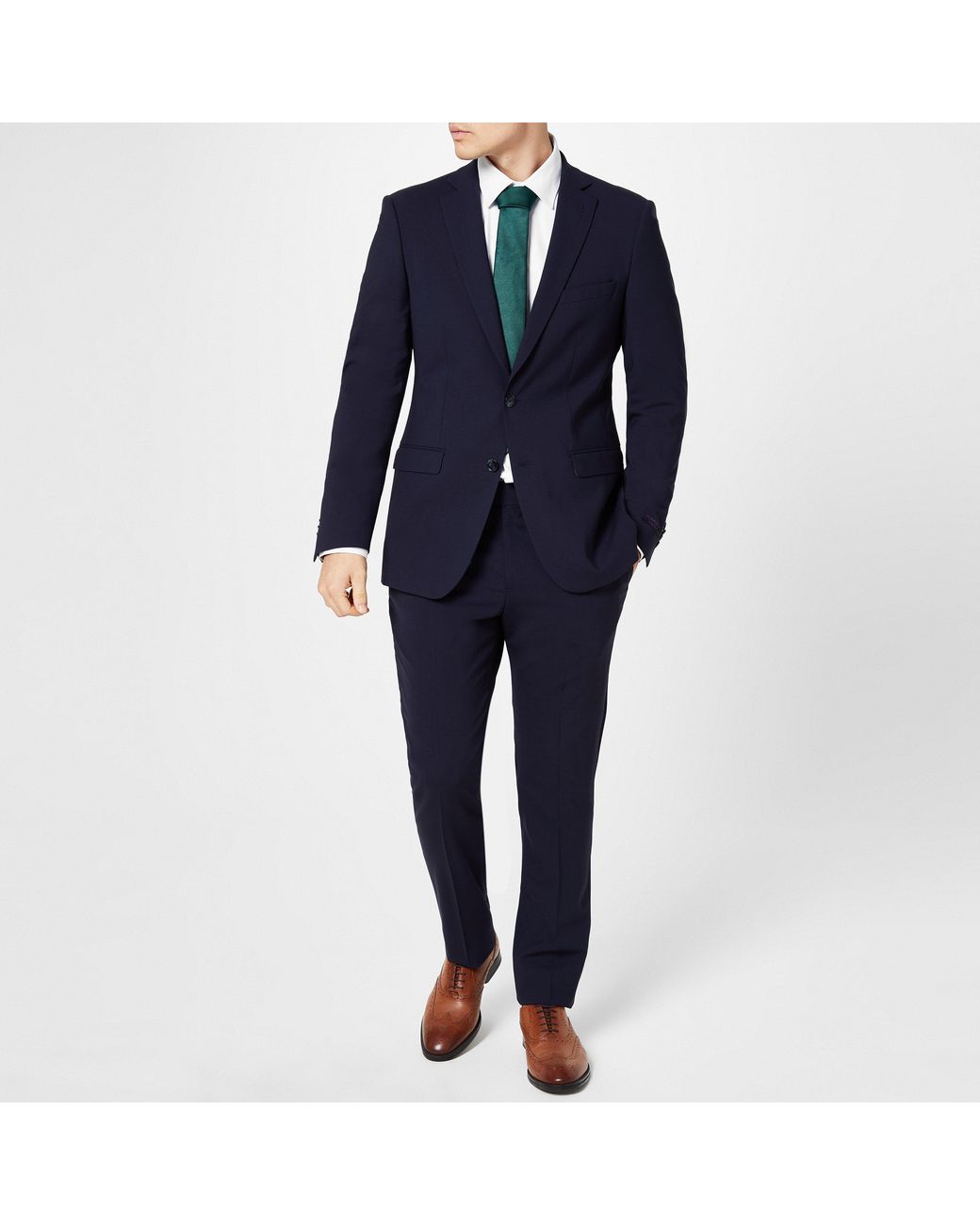 Without Prejudice Blue Kilburn Suit Jacket for men