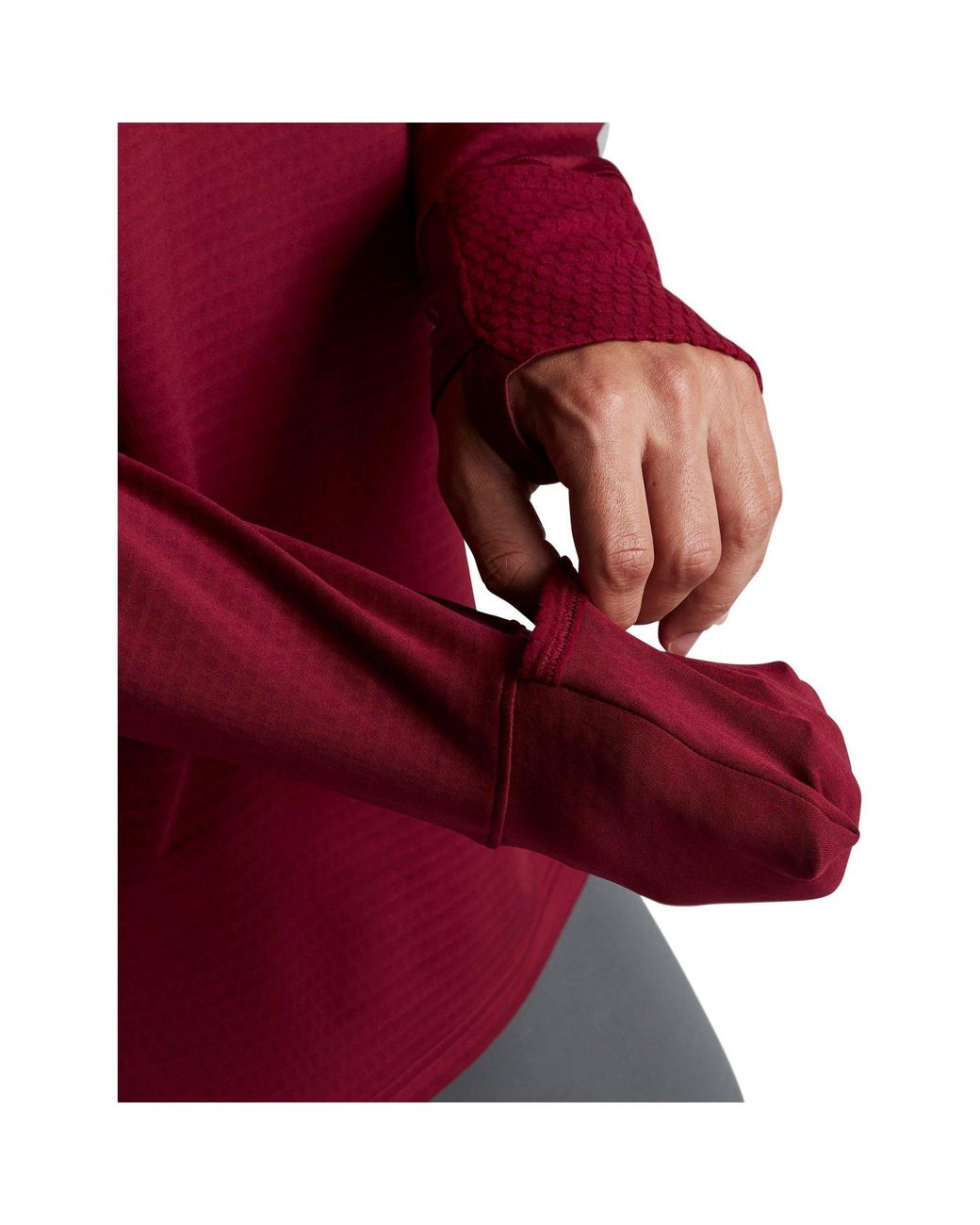 Under Armour Red Launch Elite Cold Weather Balaclava Performance Hoodie for men