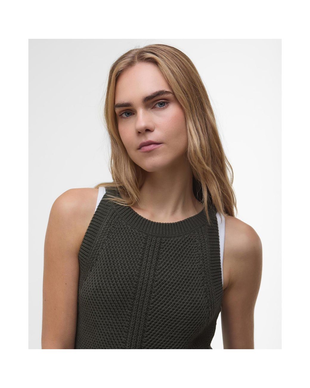 Barbour Black Dakota Sweater Vest
