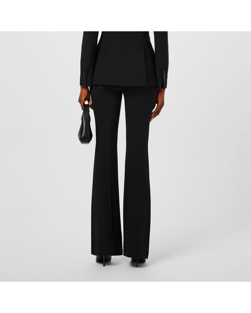 McQueen Black Bootcut Trousers