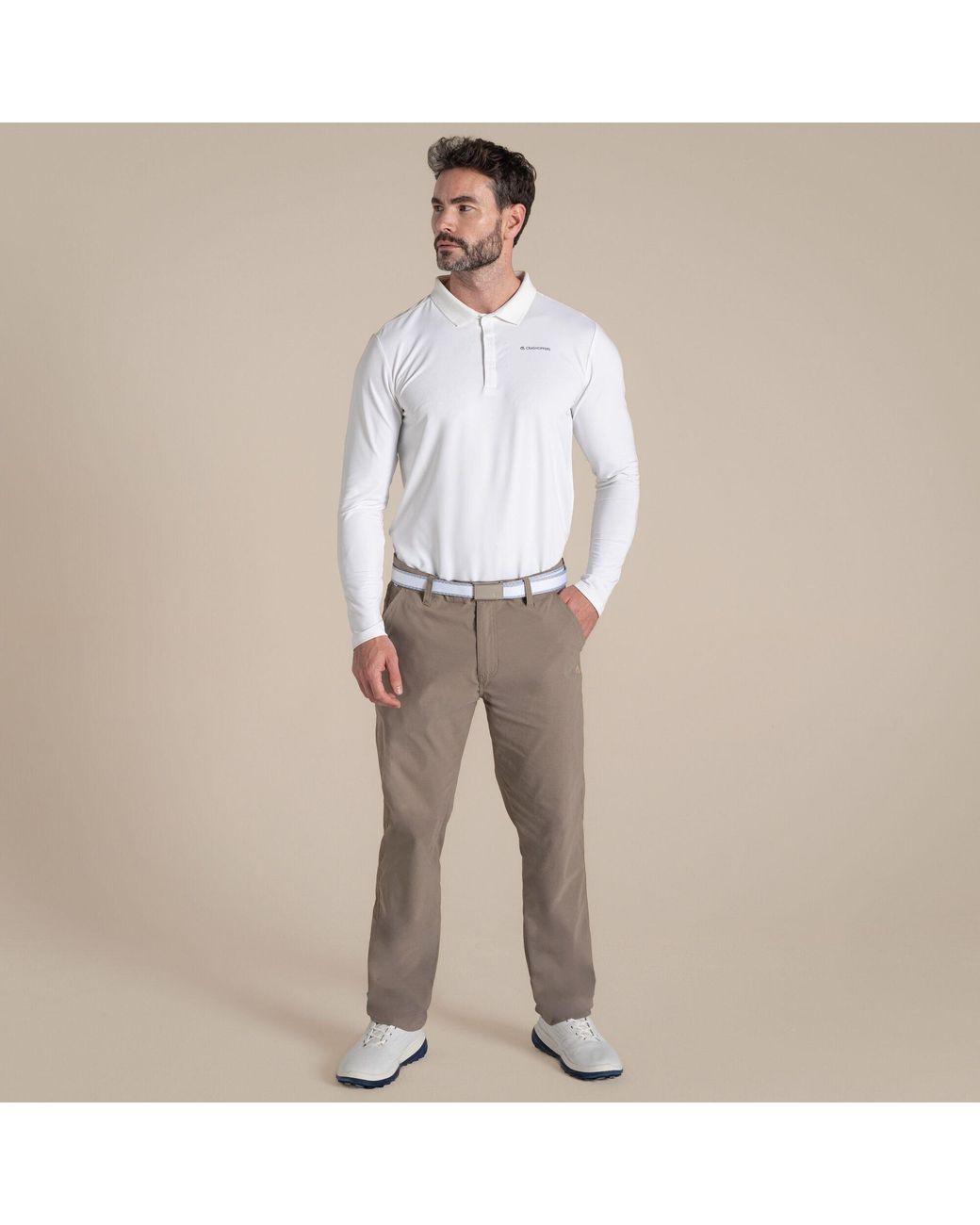 Craghoppers Gray Nosilife Santos Ii Golf Trousers for men