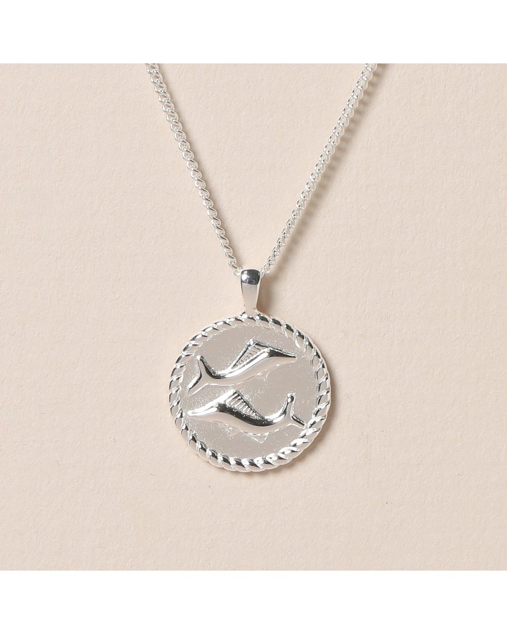 Simply Silver White Sterling 925 Zodiac Pendant