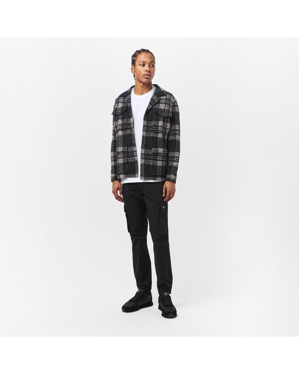 Calvin Klein Black Skinny Cargo Trouser for men