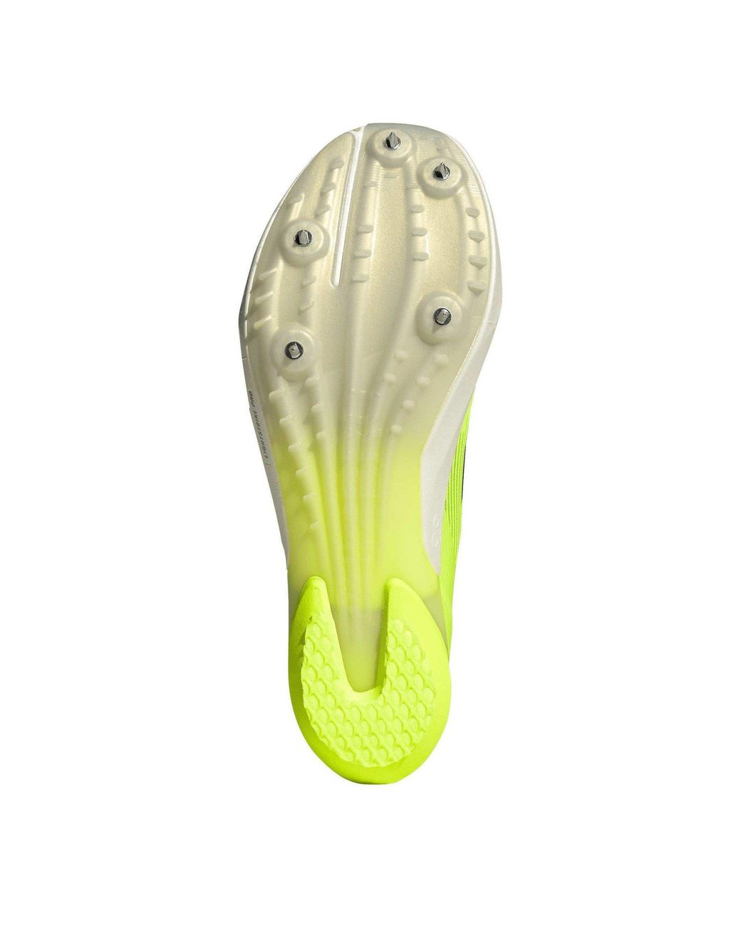 Adidas Yellow Adizero Ambition Running Spikes for men