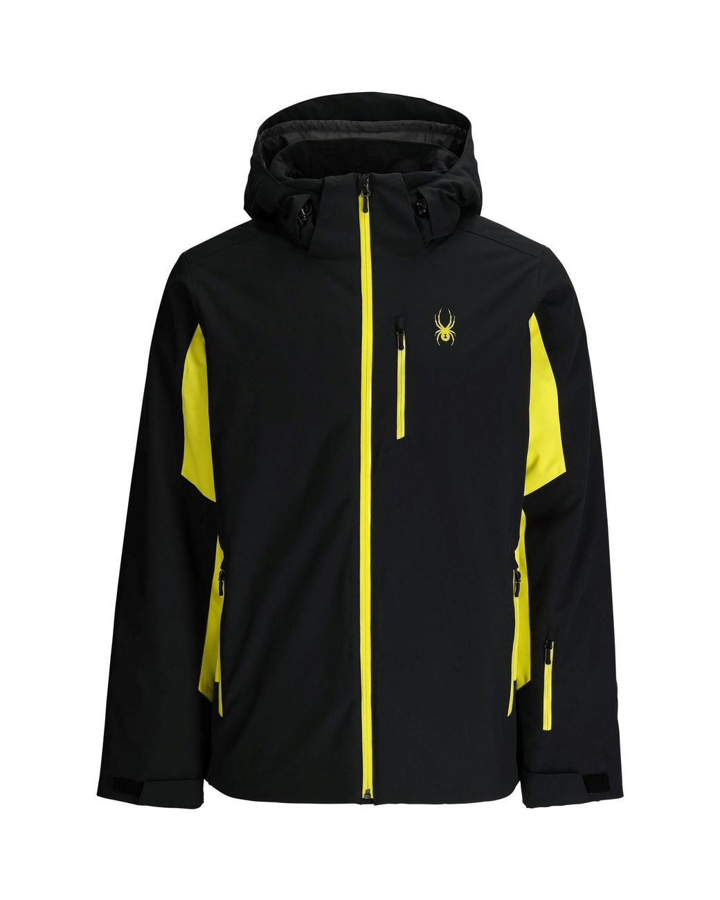 Spyder Black Vertex Waterproof Weather Resistant Ski Jacket for men