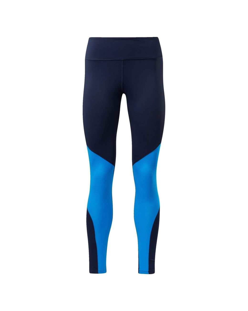 Reebok Blue Lux Bold Mesh 2 Leggings
