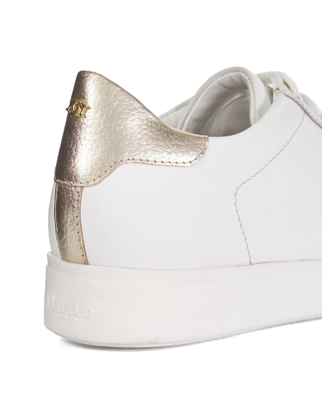 Dune White Edriss Low-Top Trainers