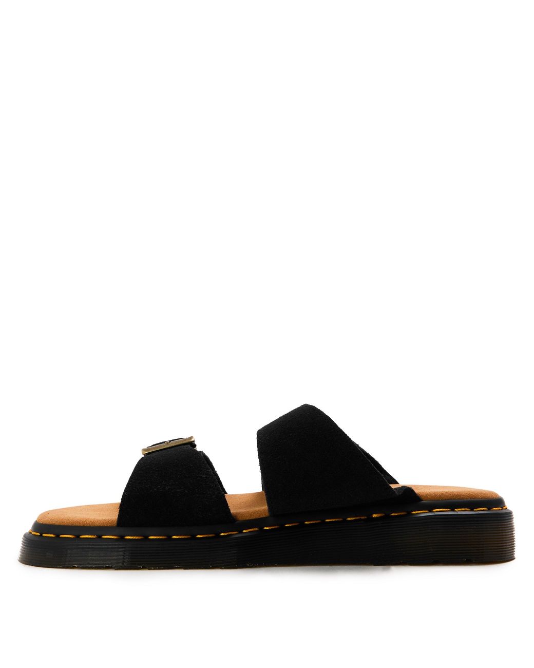 Dr. Martens Black Josef Suede Slide for men