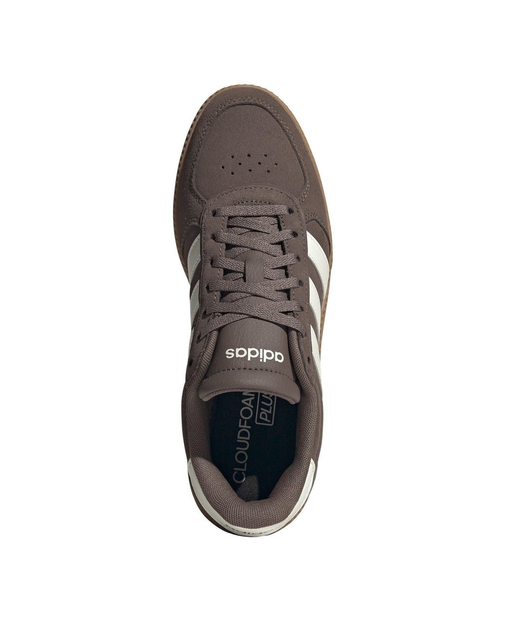 Adidas Brown Breaknet Sleek Suede Shoes