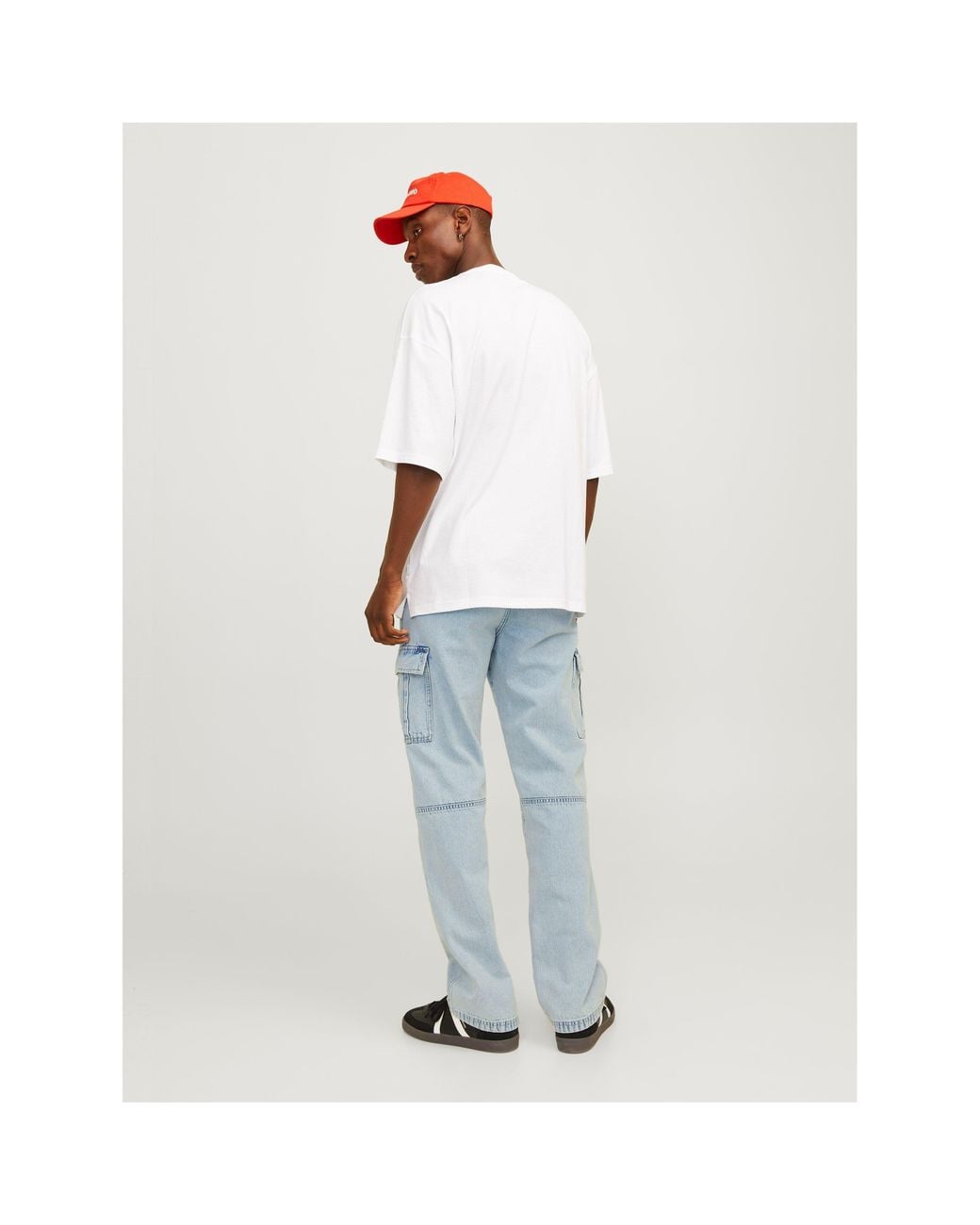 Jack & Jones Blue Eddie Wade Straight Leg Jeans for men