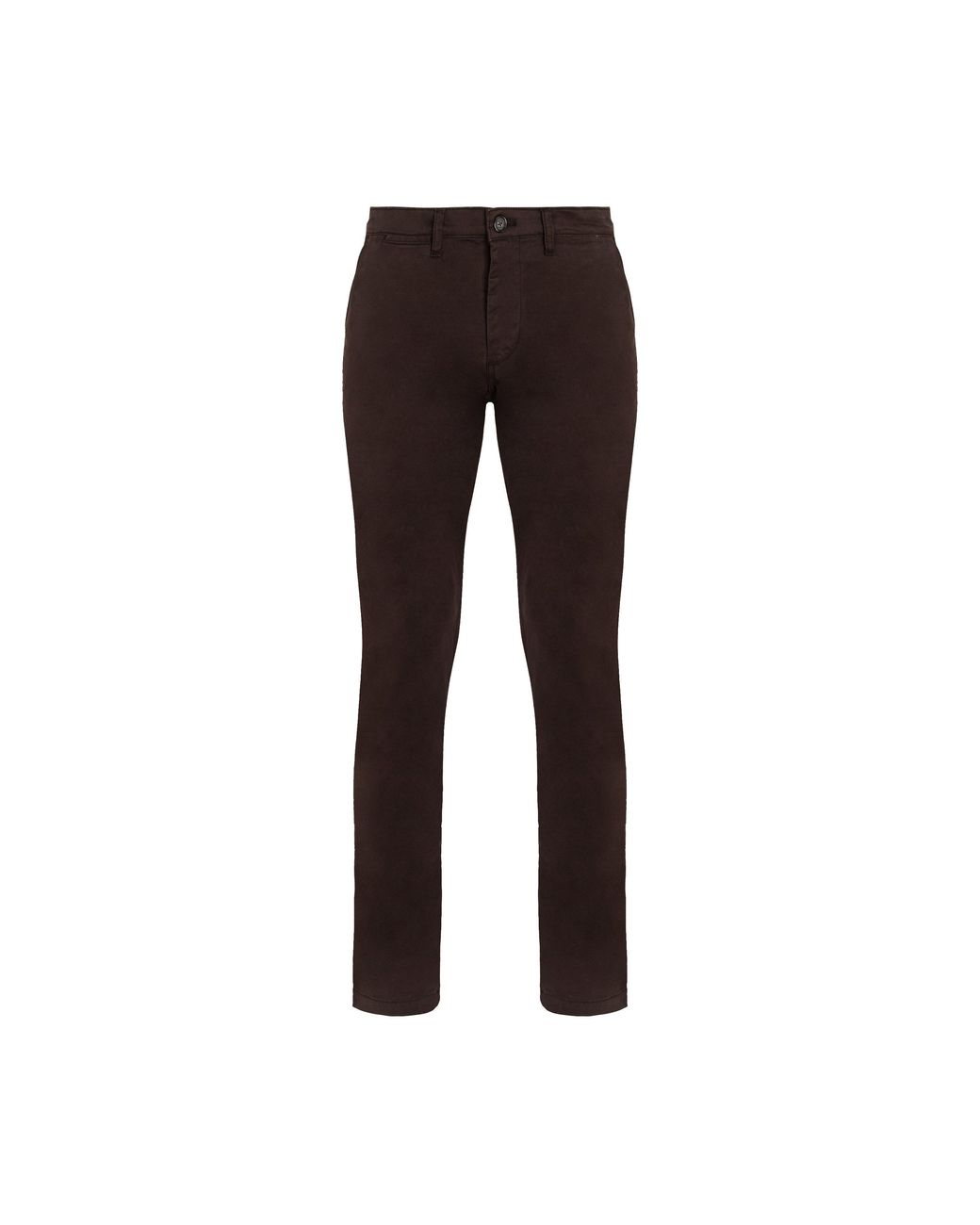 Eden Park Brown Straight-Leg Dark Chinos for men