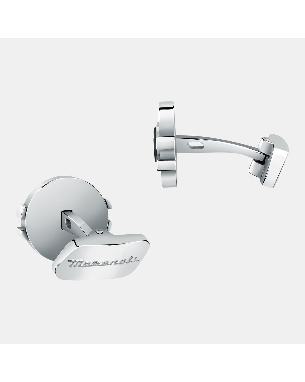 Maserati Jewellery Metallic Maserati Cufflinks for men