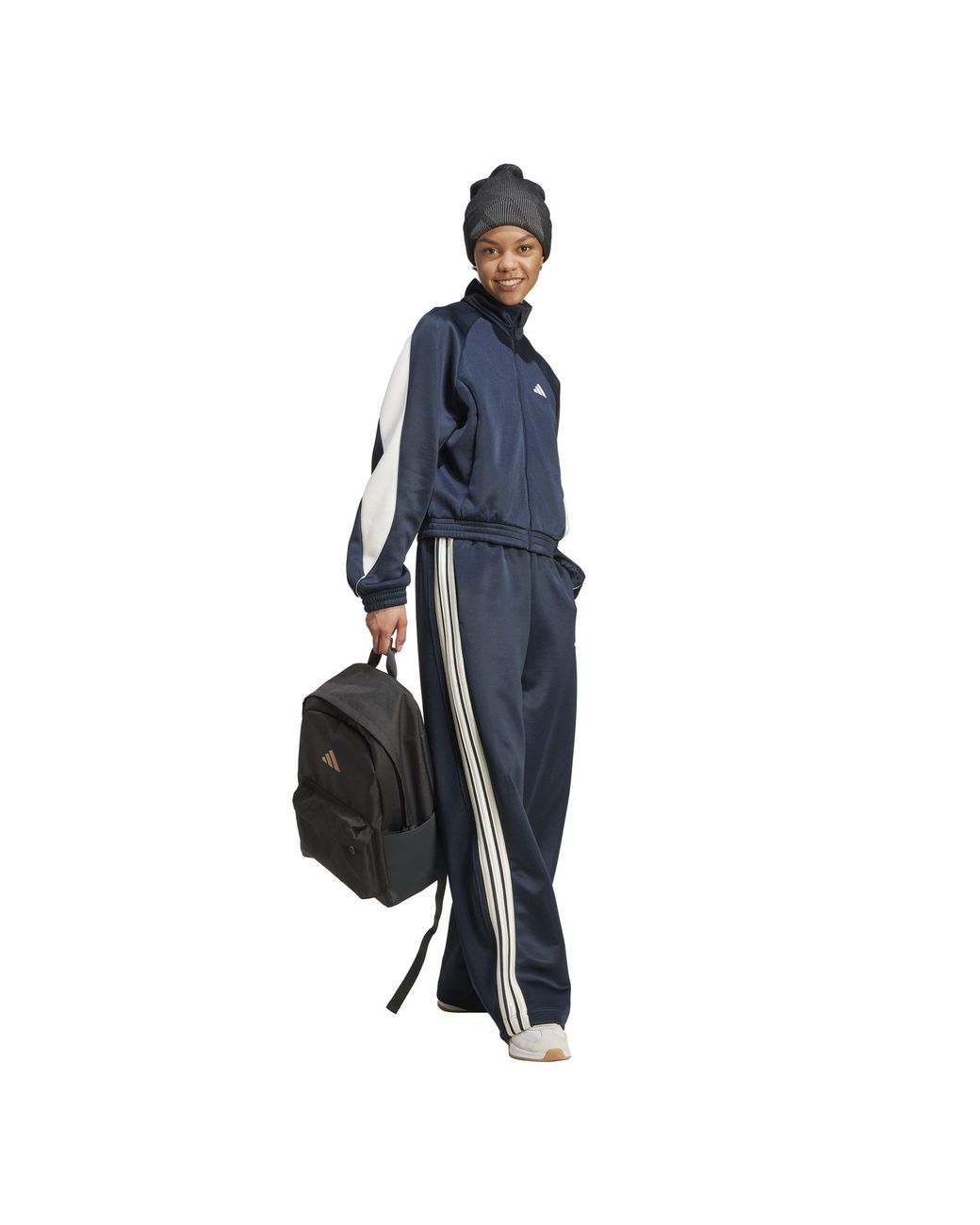 Adidas Blue Stadium 3-Stripes Track Pant