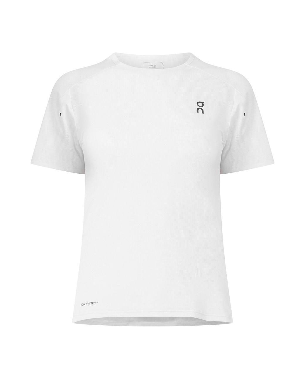 On Shoes White Performance Short Sleeve Running T-Shirt