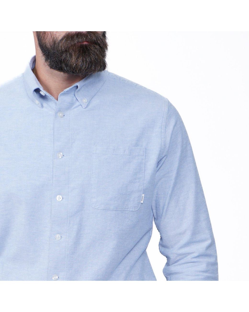 Firetrap Blue Basic Oxford Shirt for men