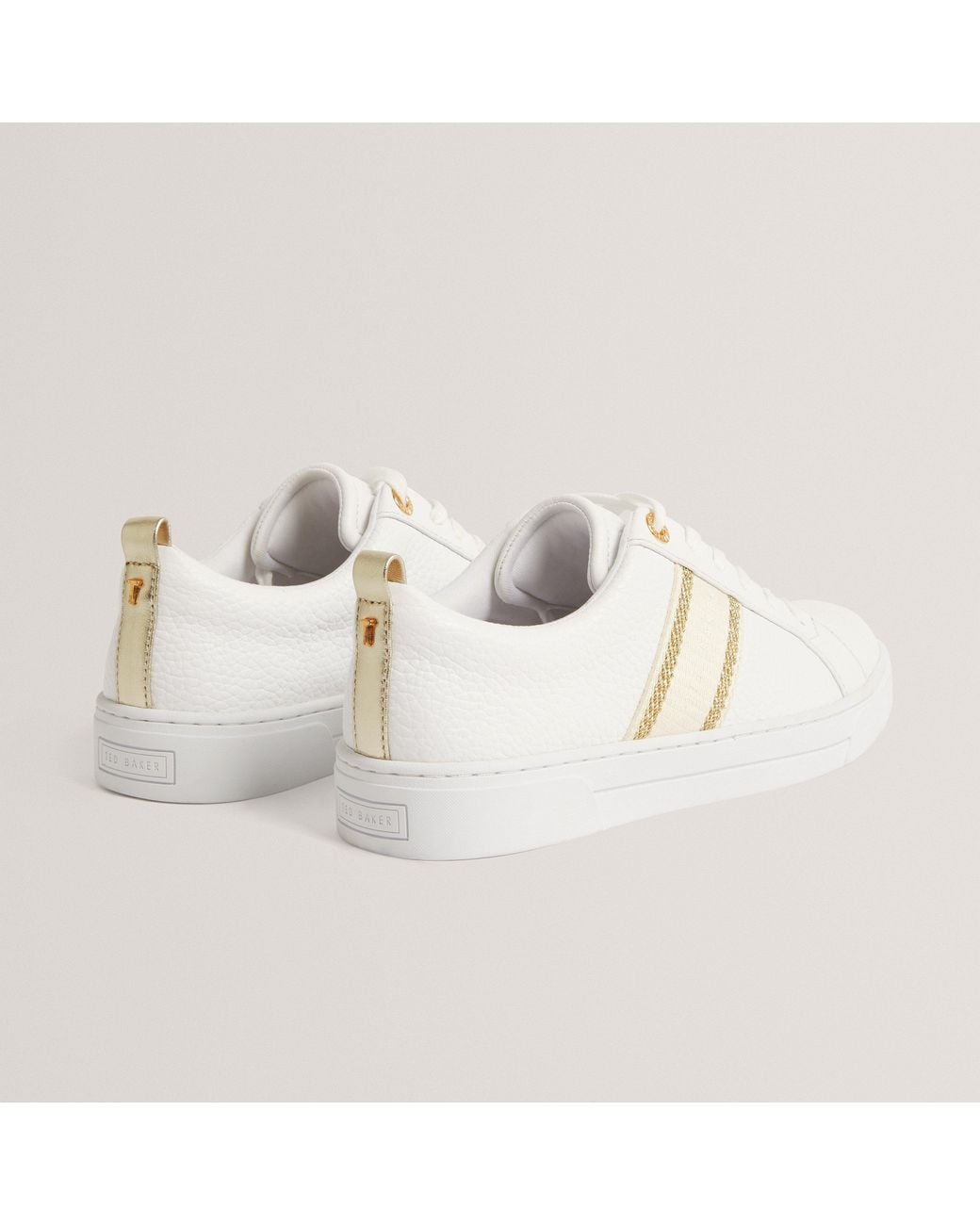 Ted Baker White Low-Top Trainers