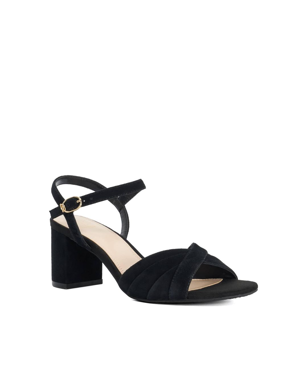 Dune Blue Mallorca Block Court Shoes