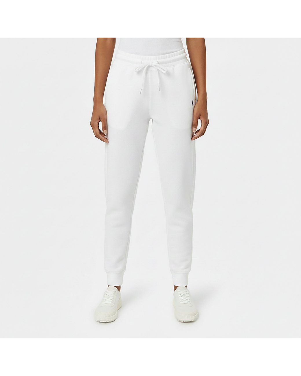 Jack Wills White Astbury Pheasant Logo Joggers