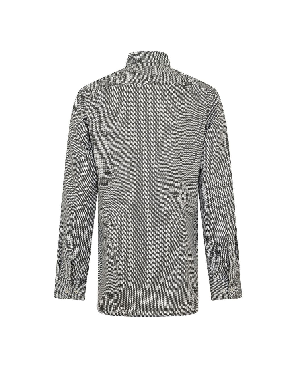 Boss Gray Hank Kent Oxford Shirt, Comfortable Regular-Fit for men