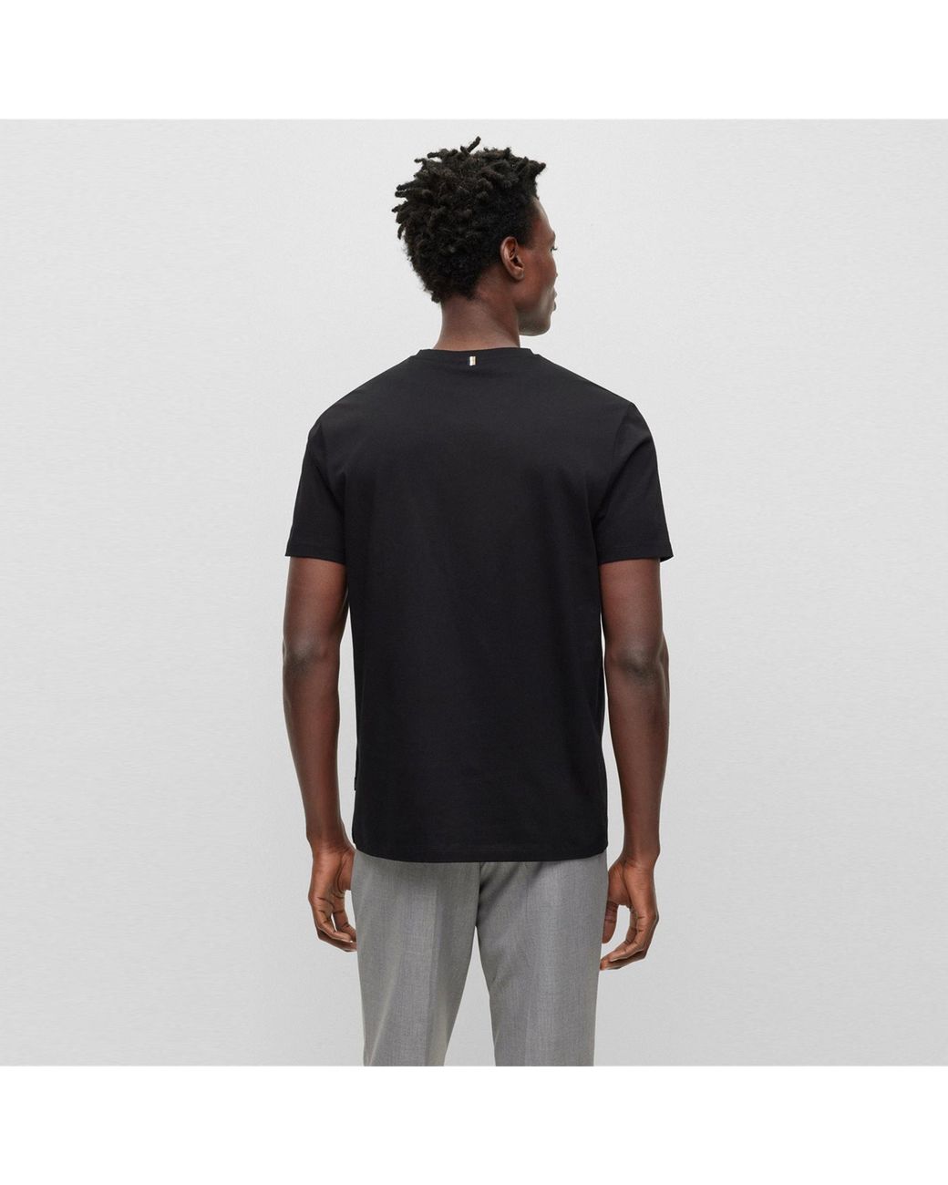 Boss Black Tessler 150 Cotton Short Sleeve Slim Fit T-Shirt for men