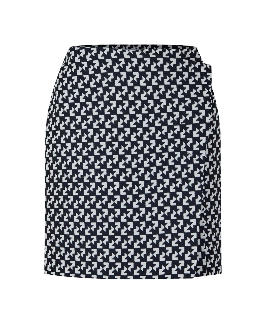 Off-White c/o Virgil Abloh Black Abstract Wrap Skirt