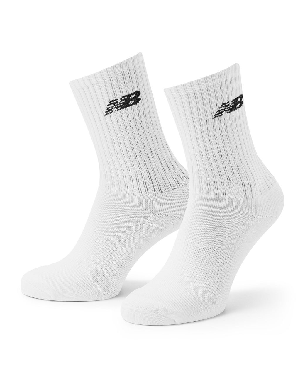 New Balance White Everyday Crew Socks 3-Pack Adults