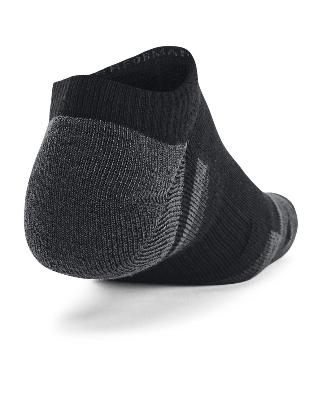 Under Armour Black Ua Performance Tech 3-Pack No Show Socks