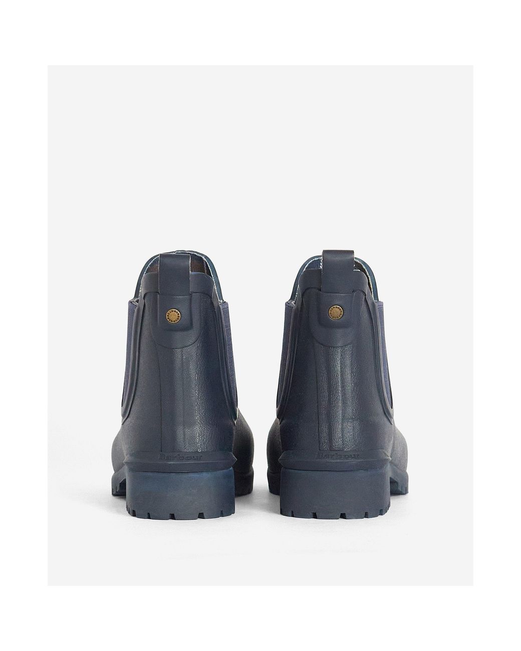 Barbour Blue Wilton Chelsea Wellington Boots